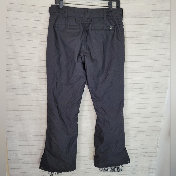 ROXY BLACK SNOWBOARD PANTS, SZ SMALL - Picture 9 of 14